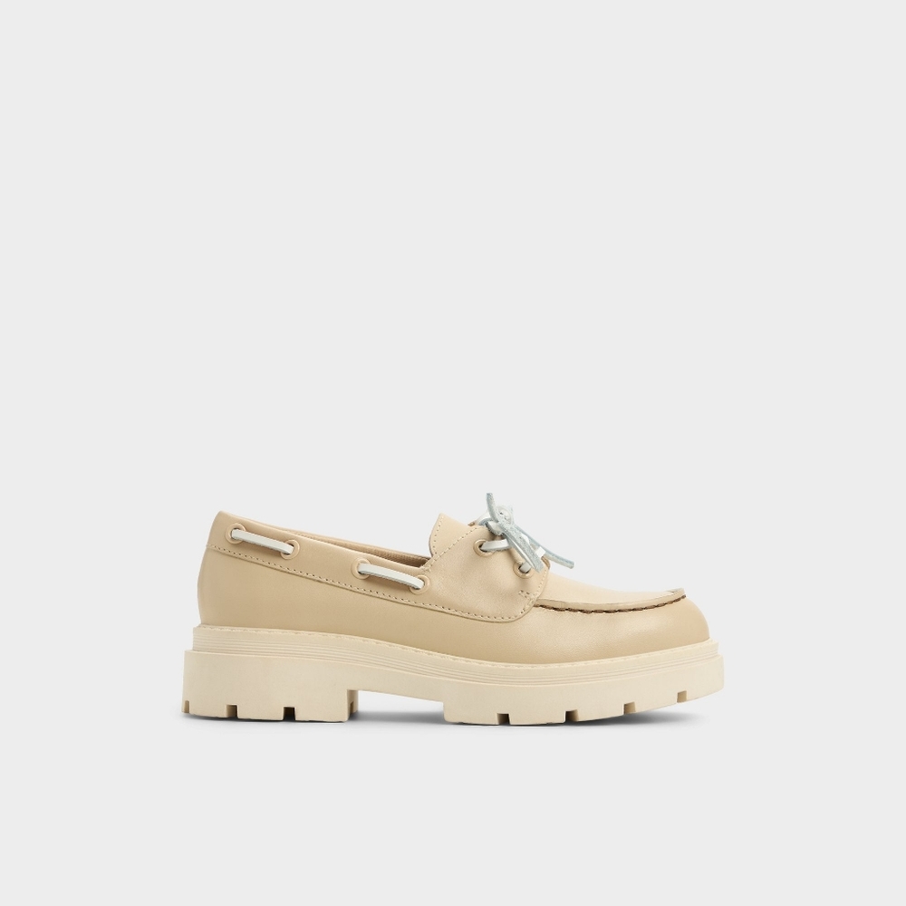 Aldo Cream Boat Shoes